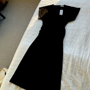 Mango black dress Still has tags! XL. Fits like a size 12